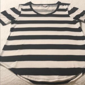 Black and white striped Iris!